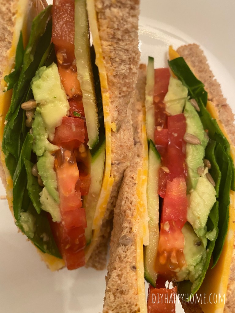 Any veggie lover would love this fresh sandwich!