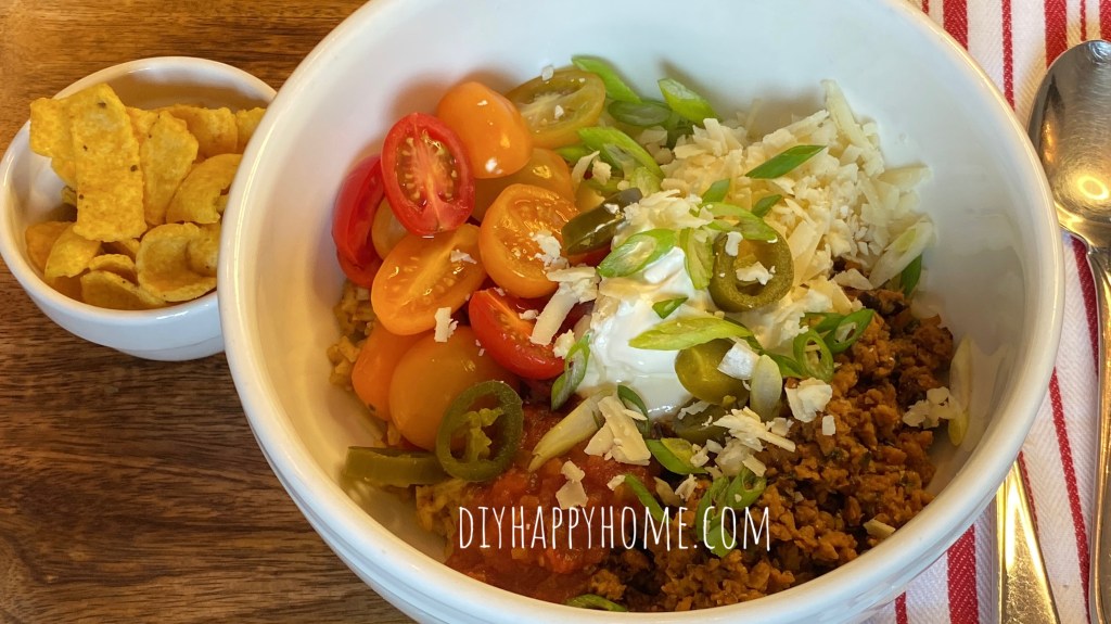 Vegetarian Street Taco Bowl