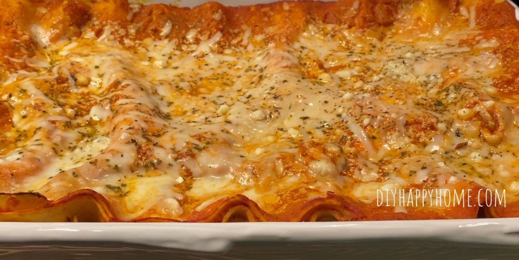 Delicious homemade cheese lasagna!​