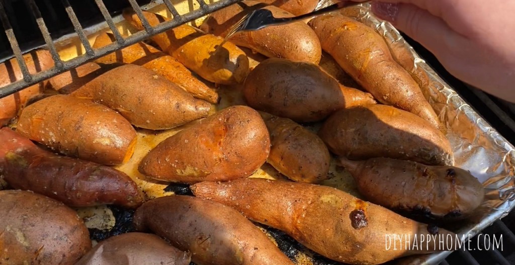 Smoked Sweet Potatoes on the Traeger Grill