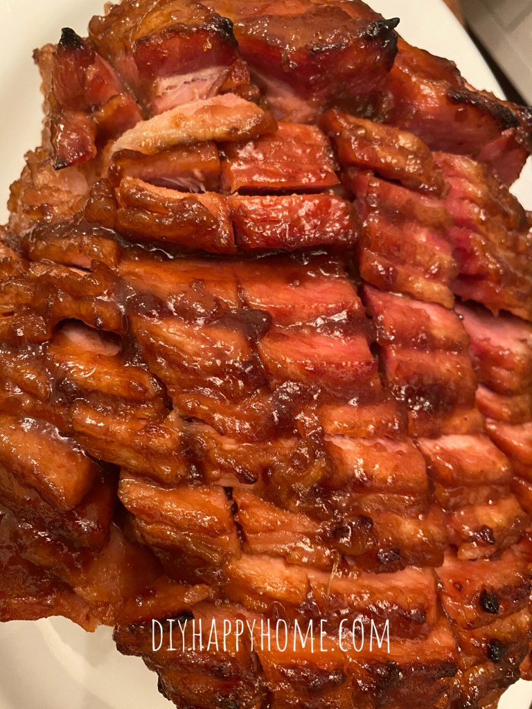 Double Smoked Glazed Spiral Ham on the Traeger