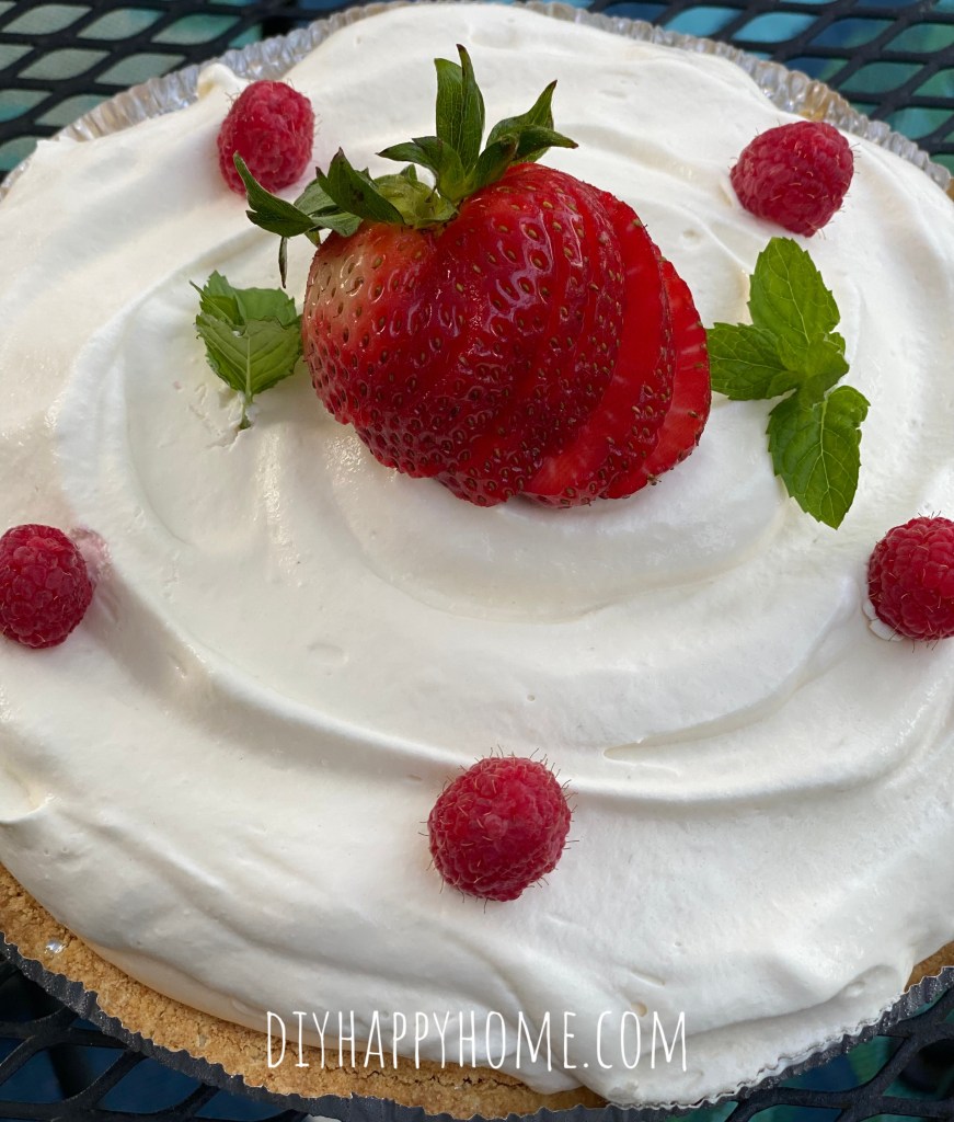 Lemon Icebox Pie with Fresh Whipped Cream