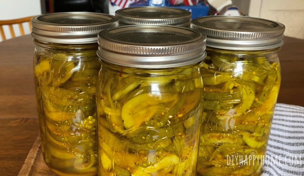 Homemade Bread and Butter Pickles