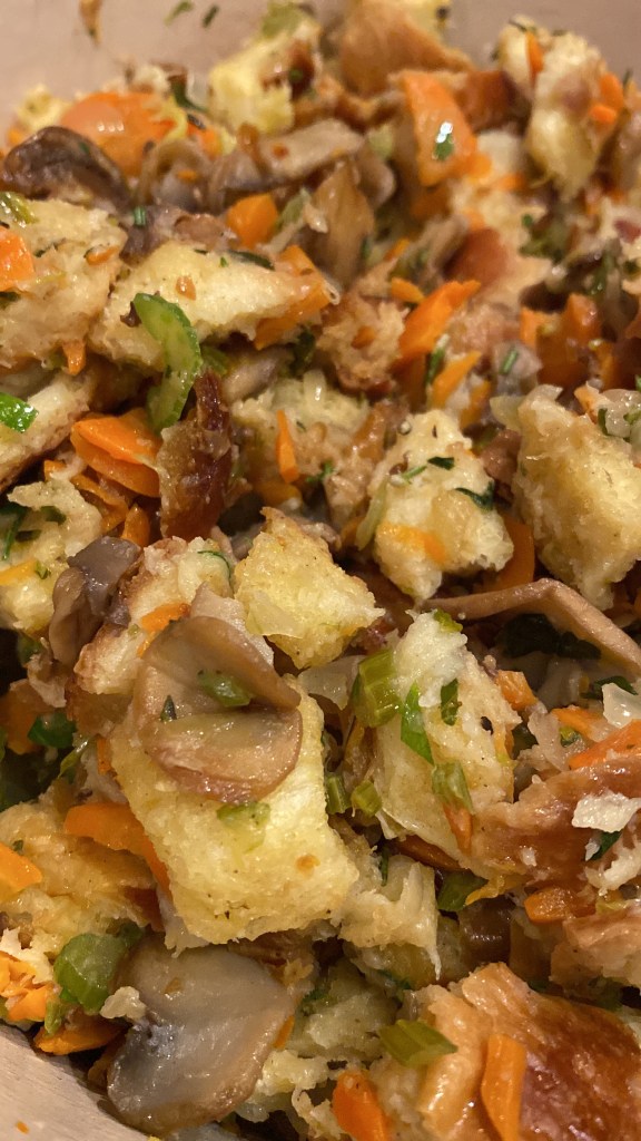 Challah Bread Mushroom & Fresh Herb Stuffing