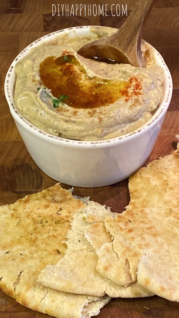 Homemade Eggplant Dip (Baba Ghanoush)